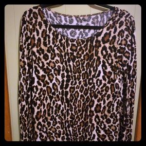Leopard print blouse